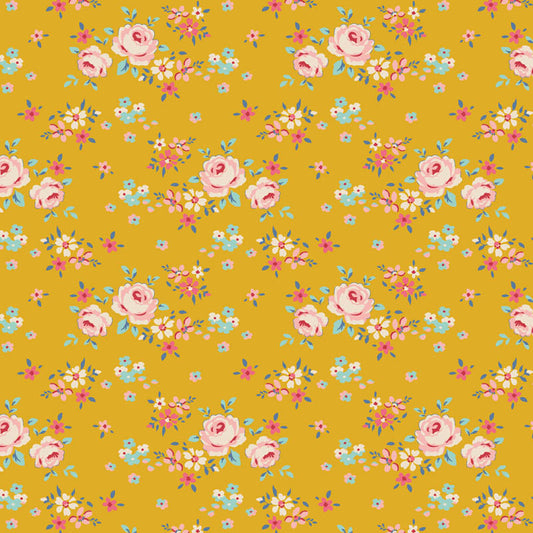 Creating Memories Spring Gracie Yellow by Tilda (sold in 25cm increments)