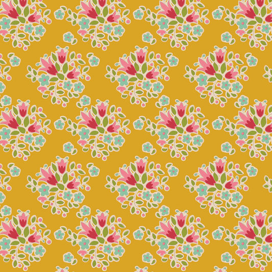 Creating Memories Spring Lulu Yellow by Tilda (sold in 25cm increments)