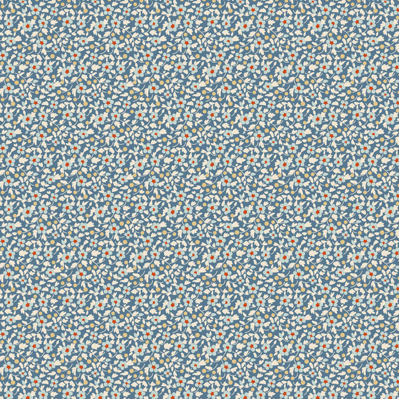 Brie Basics Blue 130131 by Tilda (sold in 25cm increments)