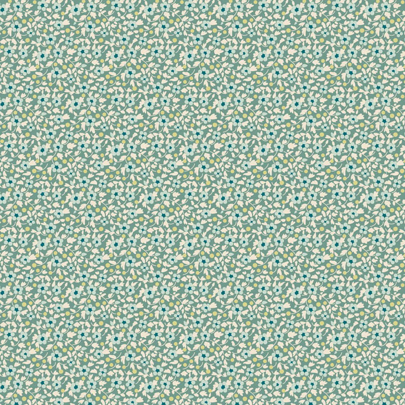 Brie Basics Teal 130191 by Tilda (sold in 25cm increments)