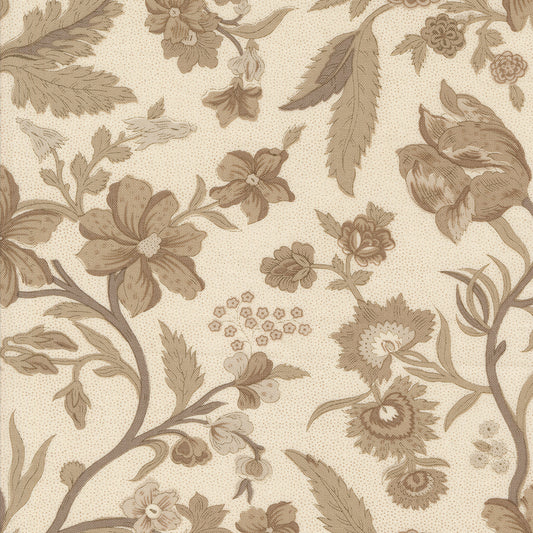 Sacre Bleu Parterre Floral Pearl M1397011 by French General for Moda fabrics (sold in 25cm increments)