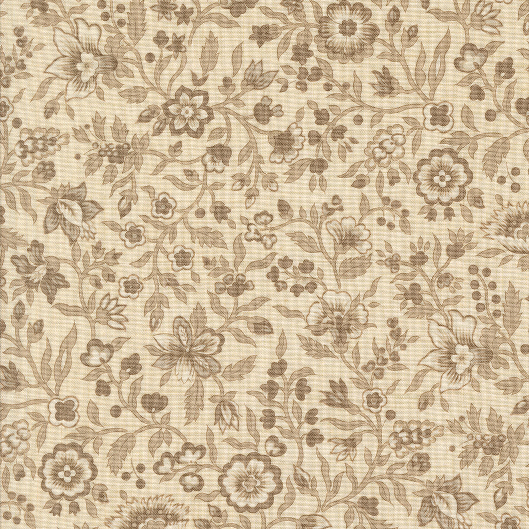 Sacre Bleu Jardinage Floral Pearl M1397111 by French General for Moda fabrics (sold in 25cm increments)