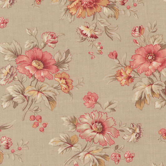 Joie De Vivre Cosmos Floral Roche M139115 by French General for Moda Fabrics (sold in 25cm increments)