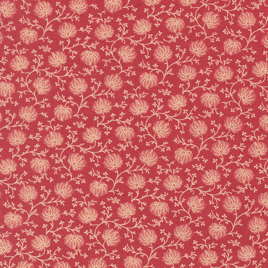 Joie De Vivre Campanule Blender Rouge M1398613 French General for Moda Fabrics (sold in 25cm increments)