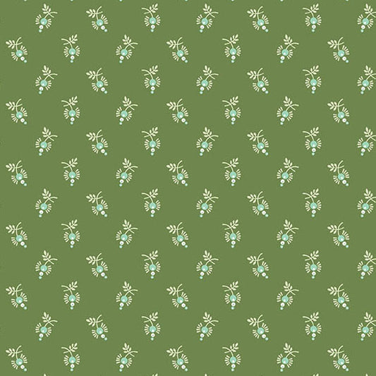 Sugarberry Sugar Berries Green A1464G by Andover Fabrics (sold in 25cm increments)