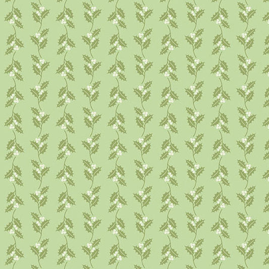 Sugarberry Holly Green A1465G by Andover Fabrics (sold in 25cm increments)