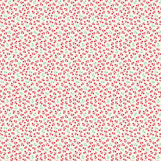 Sugarberry Bitty Berries Cream A1468L by Andover Fabrics (sold in 25cm increments)