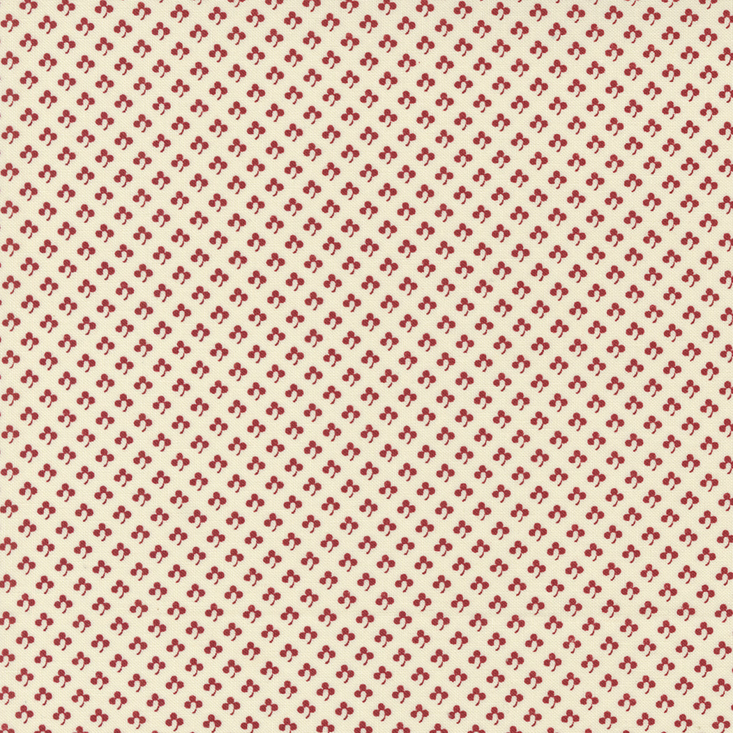 Union Square Cream Red Clever Blends M1495721 by Minick and Simpson for Moda (sold in 25cm increments)