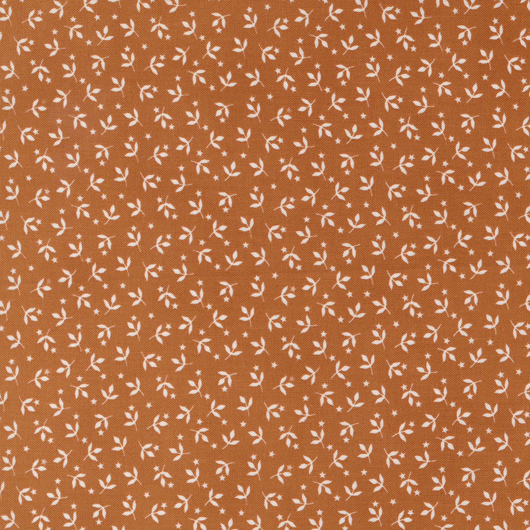 Sunrise Side Amber Little Leaf M1496513 by Minick and Simpson for Moda Fabrics (sold in 25cm increments)