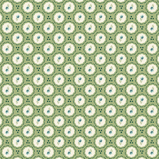 Heartland Little Blossom Prairie A1584G by Judy Jarvi for Andover Fabrics (sold in 25cm increments)