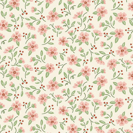 Heartland In Bloom Azalea A1585E by Judy Jarvi for Andover Fabrics (sold in 25cm increments)