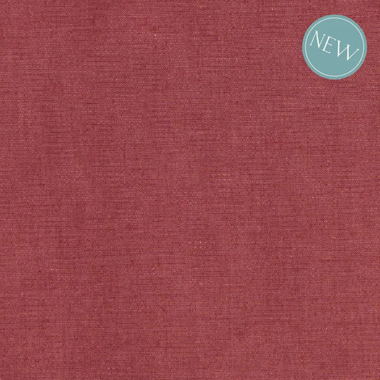 Tilda Chambray Burgundy New 160040 (sold in 25cm increments)