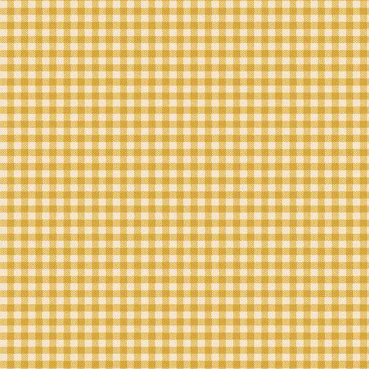 Creating Memories Spring Gingham Yellow by Tilda (sold in 25cm increments)