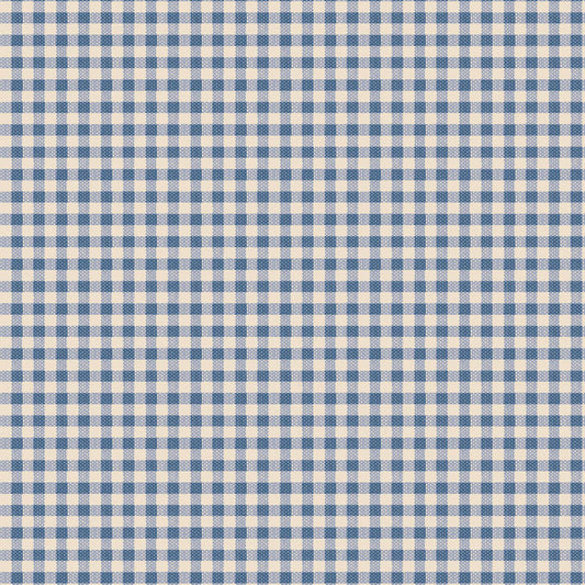 Creating Memories Summer Gingham Blue by Tilda (sold in 25cm increments)