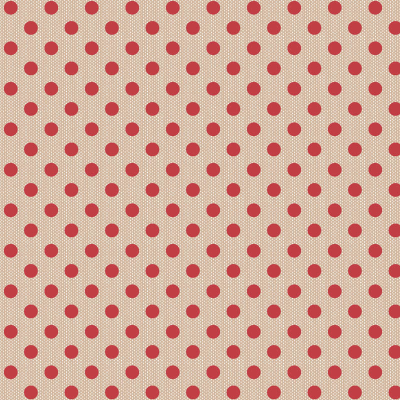 Creating Memories Winter Polka Dot Red by Tilda (sold in 25cm increments)