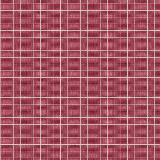 Creating Memories Winter Plaid Burgundy by Tilda (sold in 25cm increments)