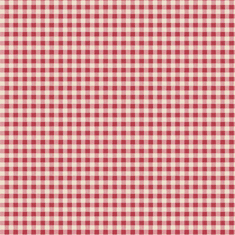 Creating Memories Winter Gingham Red by Tilda (sold in 25cm increments)