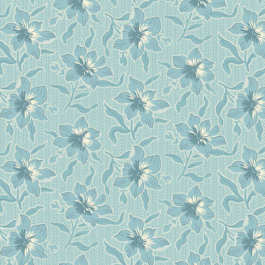 Sewing Bird Lilly Glacier A1604B Laundry Basket Quilts for Andover Fabrics (sold in 25cm increments)
