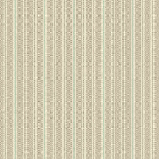 Quiltessential Double Stripe Fern A1672LG by Laundry Basket Quilts for Andover Fabrics (sold in 25cm increments)