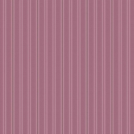 Quiltessential Double Stripe Petunia A1672P by Laundry Basket Quilts for Andover Fabrics (sold in 25cm increments)