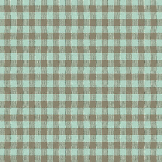 Quiltessential Gingham Sky A1673LT by Laundry Basket Quilts for Andover Fabrics (sold in 25cm increments)