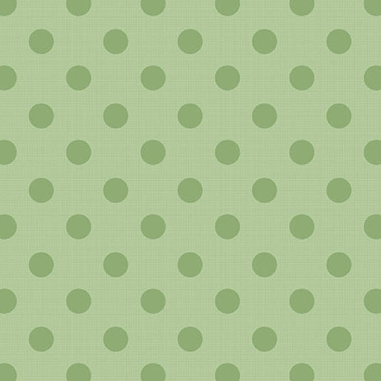 Quiltessential Large Dot Seagrass A1674G by Laundry Basket Quilts for Andover Fabrics (sold in 25cm increments)
