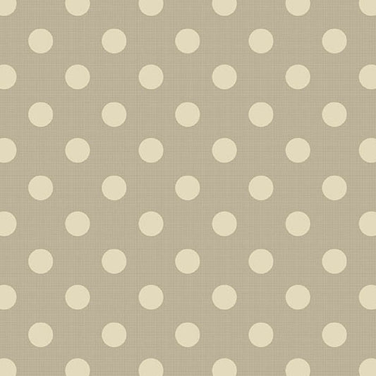 Quiltessential Large Dot Burlap A1674N1 by Laundry Basket Quilts for Andover Fabrics (sold in 25cm increments)