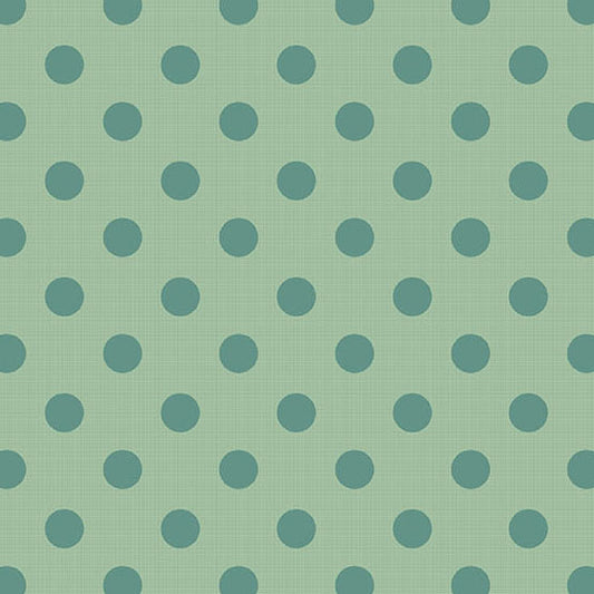 Quiltessential Large Dot Matcha A1674T by Laundry Basket Quilts for Andover Fabrics (sold in 25cm increments)