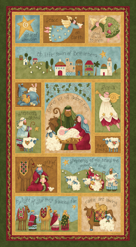 Star Of Wonder- Star of Light Panel 6040 by Nancy Halvorsen for Benartex Fabrics