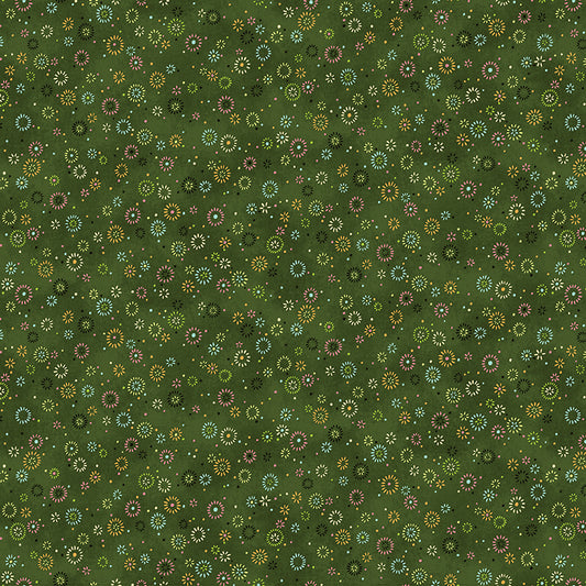 Star Of Wonder - Star of Light Twinkle Holly 6340 by Nancy Halvorsen for Benartex Fabrics (sold in 25cm increments)