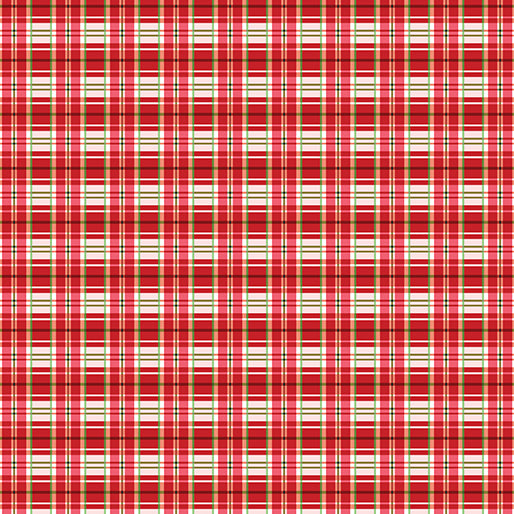 Gingerbread Lane Ribbon Winterberry 5165/4326 by Modern Quilt Studio for Benartex fabrics (sold in 25cm increments)