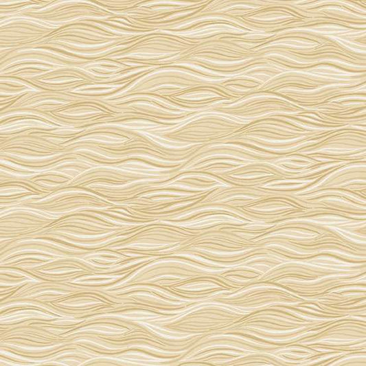 Driftwood Ripples Cream M177Q by Makower (sold in 25cm increments)