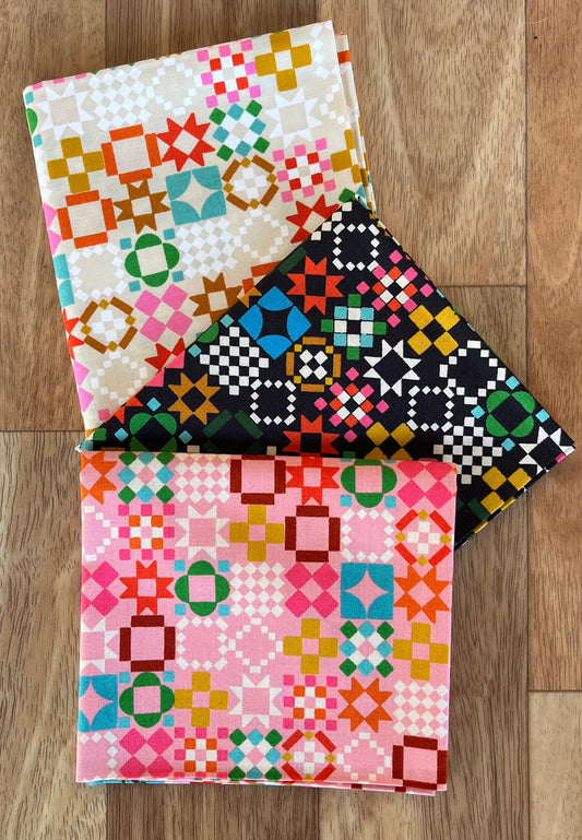 1800 Notion Quilty as Charged Fat Quarter Bundle a Collaborative Collection by Ruby Star Society
