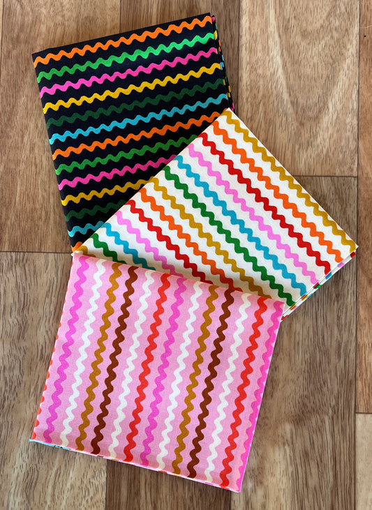 1800 Notion Ric Rac Fat Quarter Bundle a Collaborative Collection by Ruby Star Society
