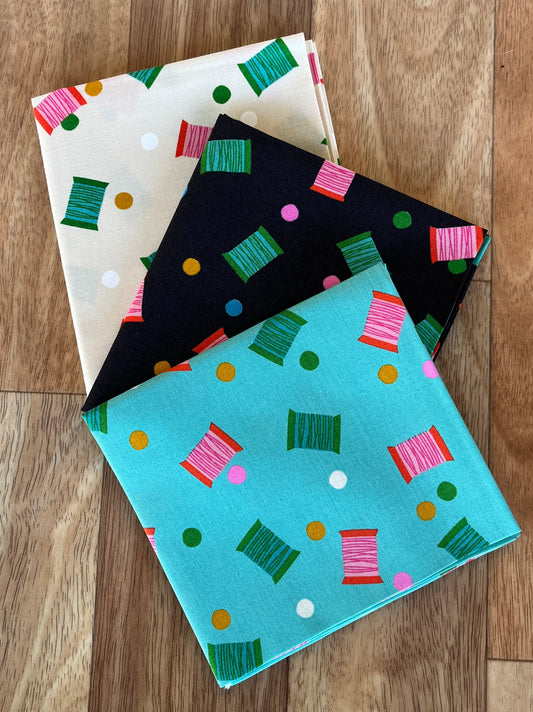 1800 Notion Spools Fat Quarter Bundle a Collaborative Collection by Ruby Star Society