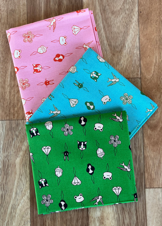 1800 Notion Thread Charms Fat Quarter Bundle a Collaborative Collection by Ruby Star Society