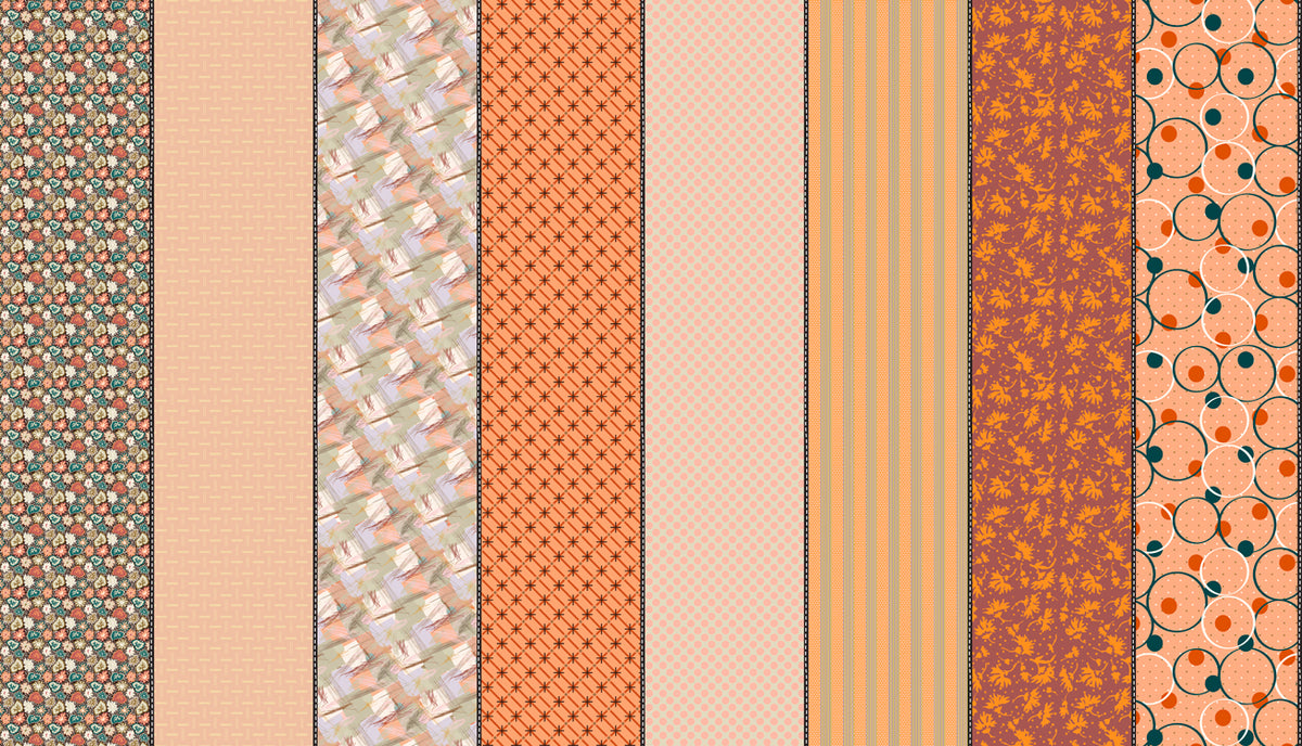 Gathered Lollies Two Blender Trentham M1829112 by Jen Kingwell for Moda Fabrics (sold in 25cm increments)