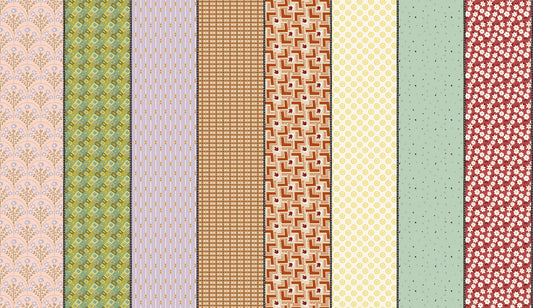 Gathered Lollies Four Blender Trentham M1829312 by Jen Kingwell for Moda Fabrics (sold in 25cm increments)