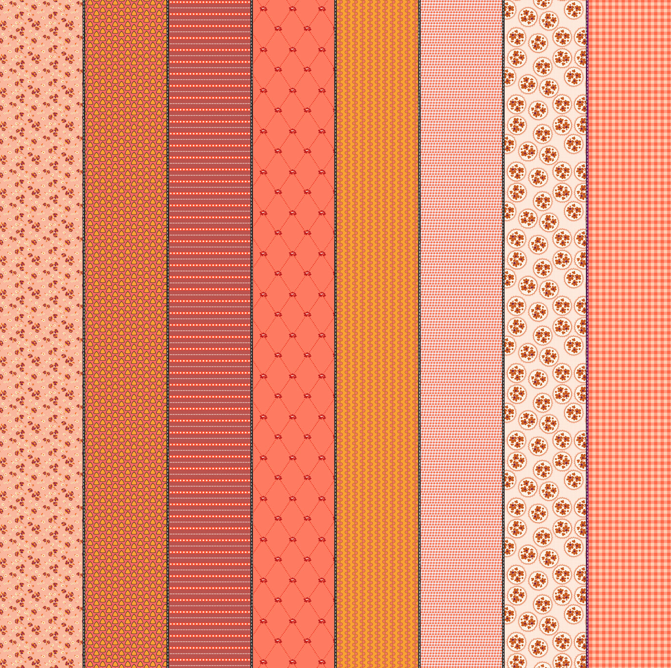 Gathered Lollies Seven Blender Hazel M1829611 by Jen Kingwell for Moda Fabrics (sold in 25cm increments)