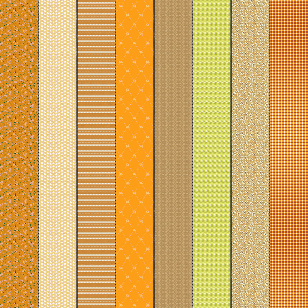 Gathered Lollies Seven Blender Trentham M1829612 by Jen Kingwell for Moda Fabrics (sold in 25cm increments)
