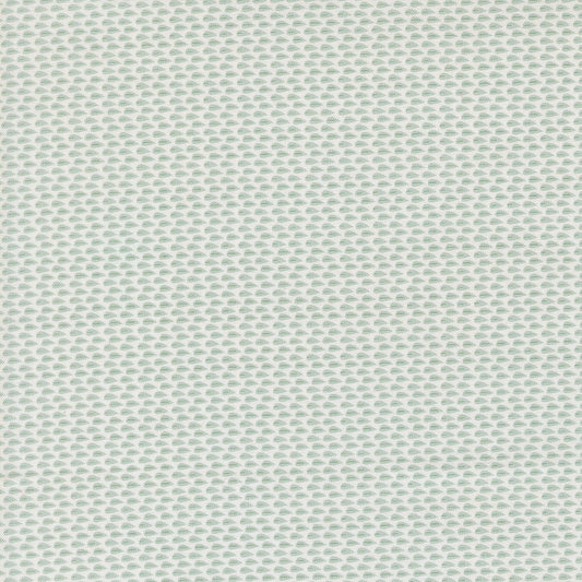 Gathered Bonbons Lazy Leaf Sky M1830511 by Jen Kingwell for Moda Fabrics (sold in 25cm increments)