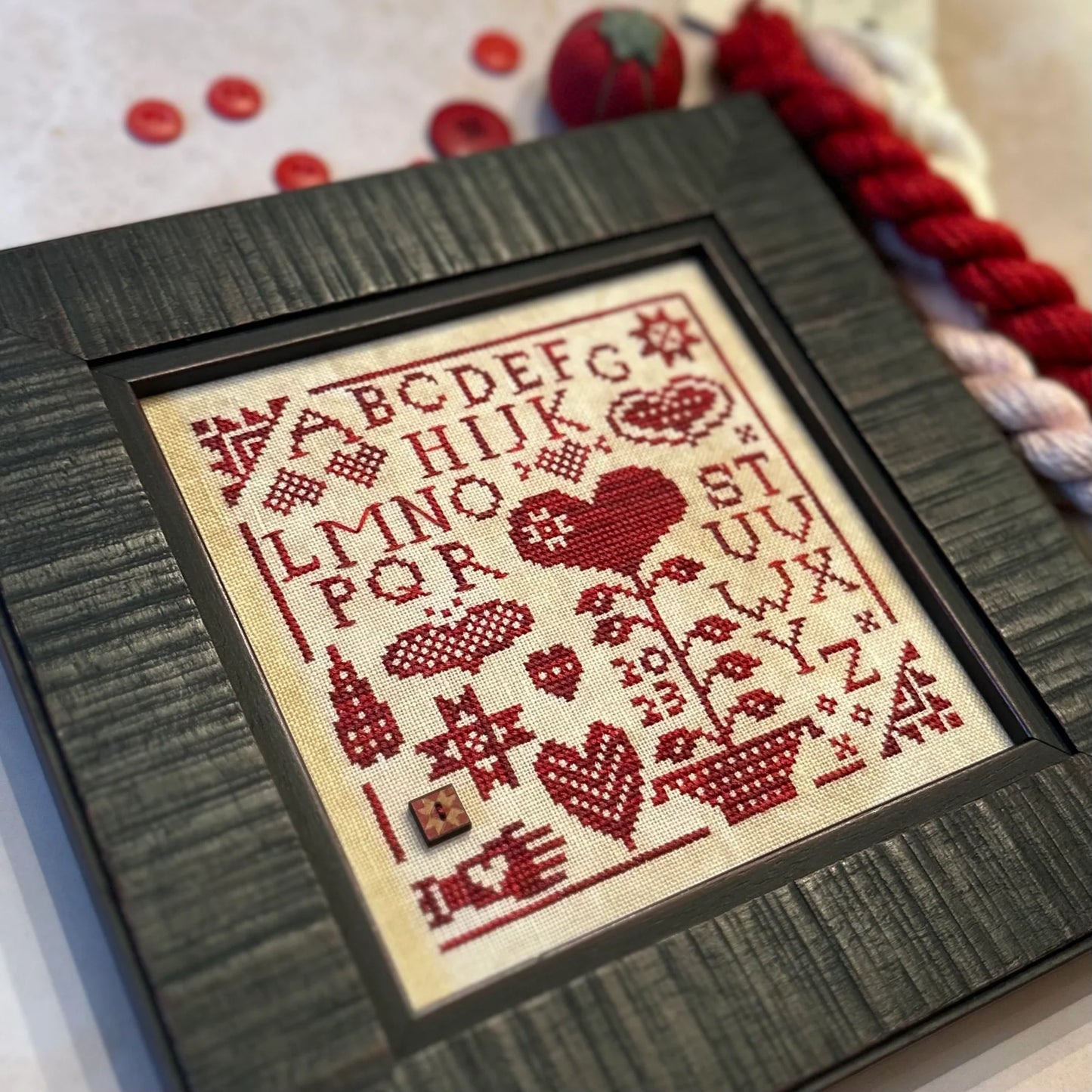 2023 Collectors Heart Cross Stitch Kit Heart in Hand