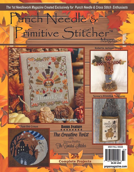 Punch Needle & Primitive Stitcher Magazine Fall 2023 Issue