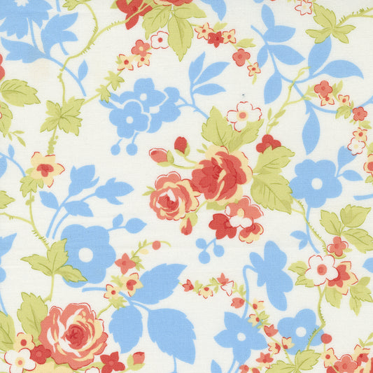 Fruit Cocktail Icecream Summer Floral M2046011 by Figtree Quilts for Moda (sold in 25cm increments)