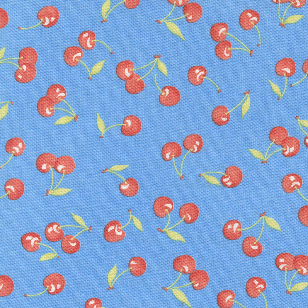 Fruit Cocktail Blueberry Cherry Orchard Blender M2046213 by Figtree Quilts for Moda (sold in 25cm increments)