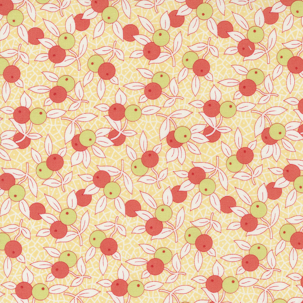 Fruit Cocktail Pineapple Garden Blueberry M2046318 by Figtree Quilts for Moda (sold in 25cm increments)