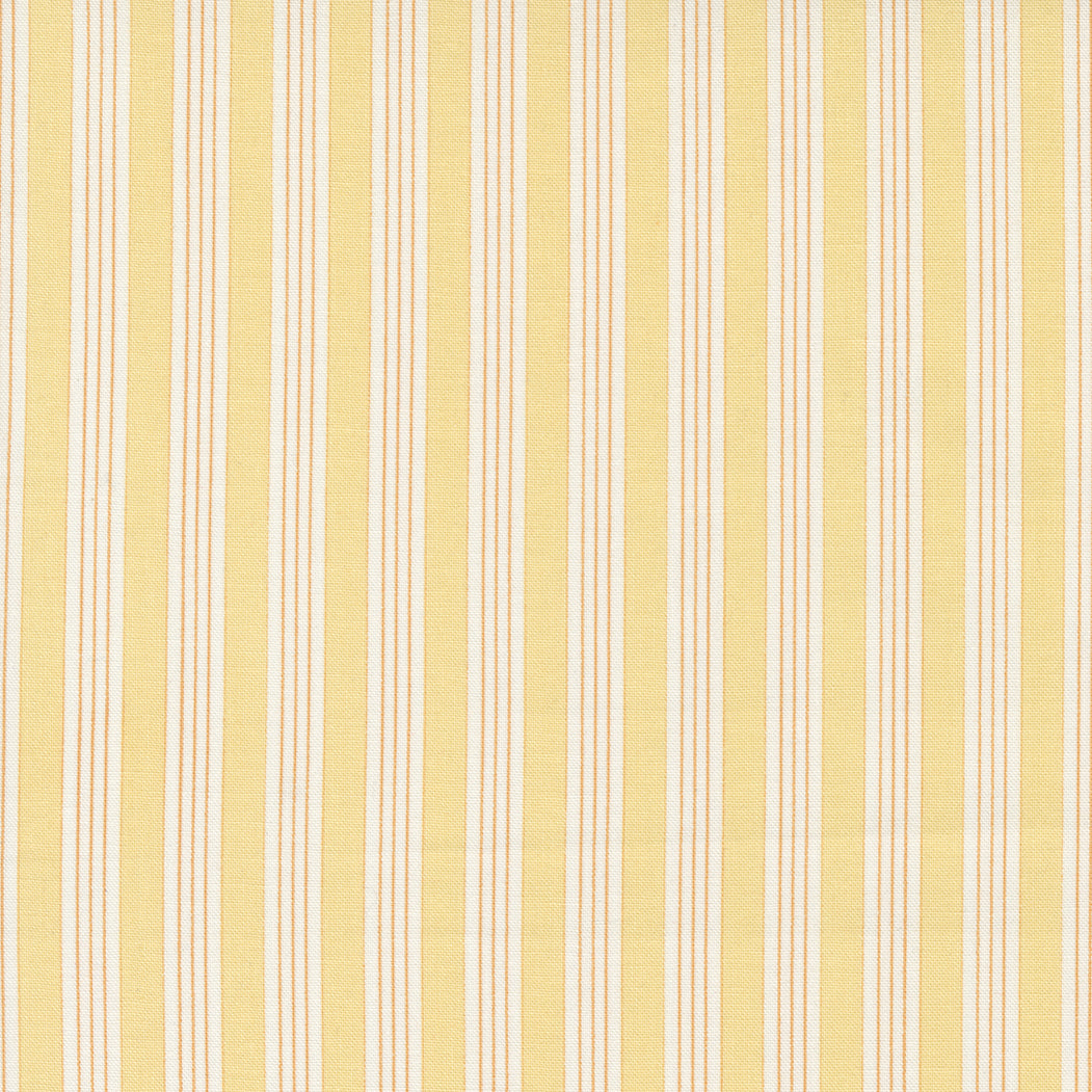 Fruit Cocktail Pineapple Ticking Stripes M2046718 by Figtree Quilts for Moda (sold in 25cm increments)