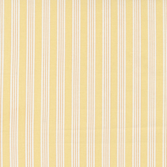 Fruit Cocktail Pineapple Ticking Stripes M2046718 by Figtree Quilts for Moda (sold in 25cm increments)