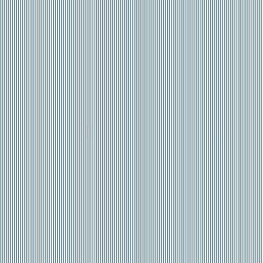 Driftwood Pinstripe Blue M2088B5 Makower (sold in 25cm increments)