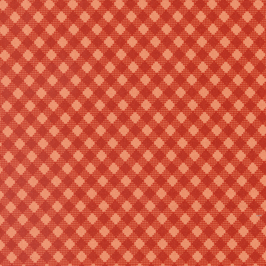 Farmstead Gingham Copper M2090722 by Stacy Iest Hsu for Moda fabrics (sold in 25cm increments)